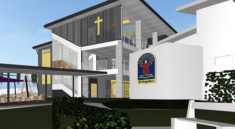 Future building plans for St Angela's Primary School Castle Hill