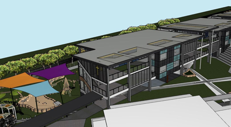 Future building plans for St Angela's Primary School Castle Hill